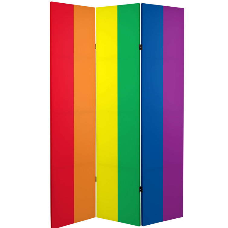 Oriental Furniture 47.25'' 3 Panel Folding Room Divider Perigold